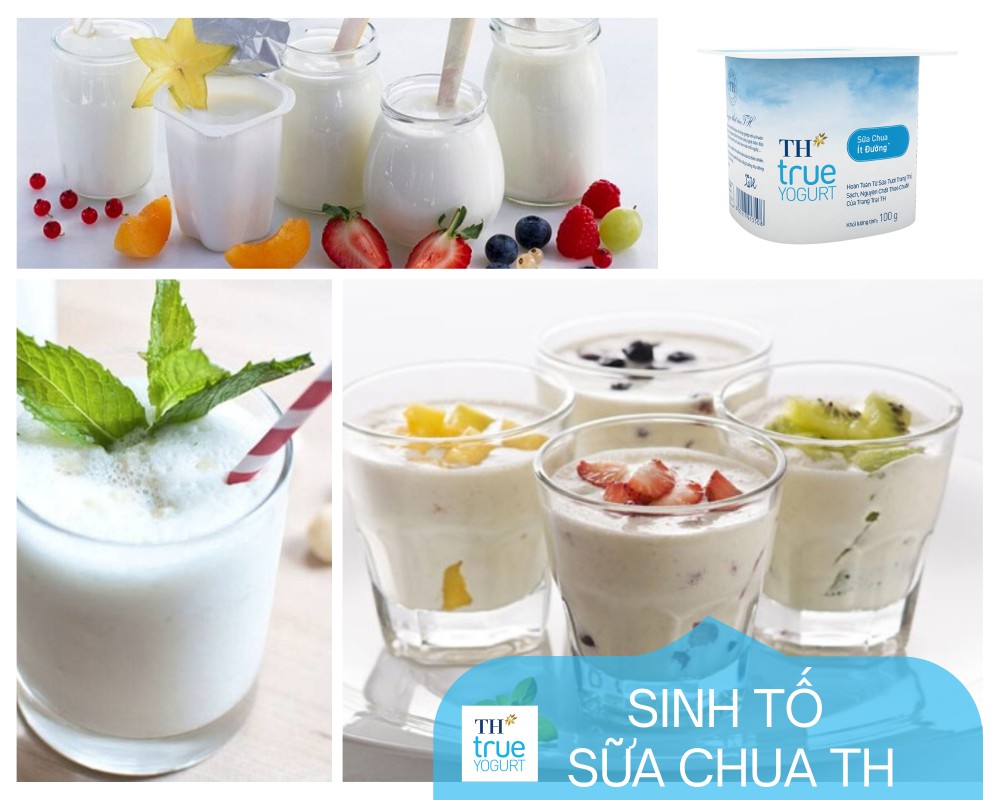 Sinh tố sữa chua TH True Yogurt